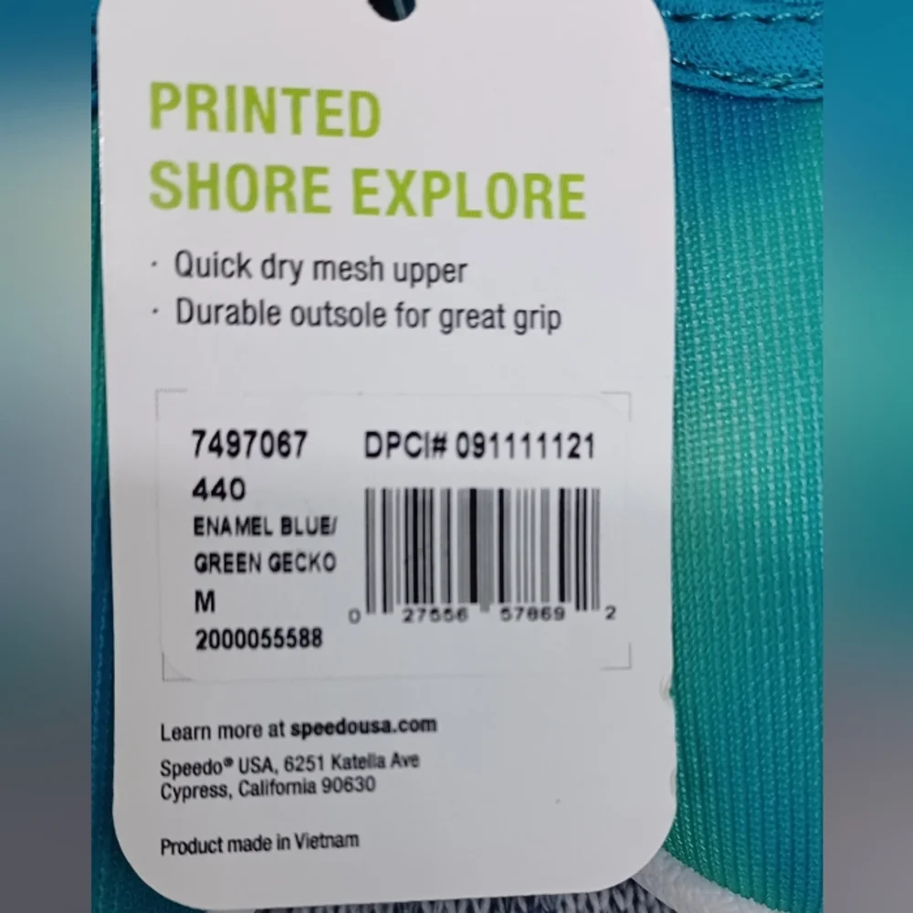 Speedo Blue Water Shoes Sleek Design Comfortable Fit!